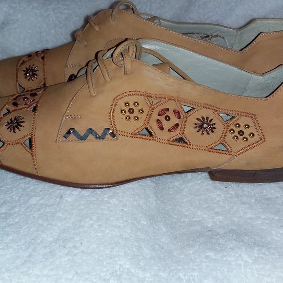 Luxury Italian Mima Venezia Tan Vero Cuoio size 37 - Picture 2 of 6